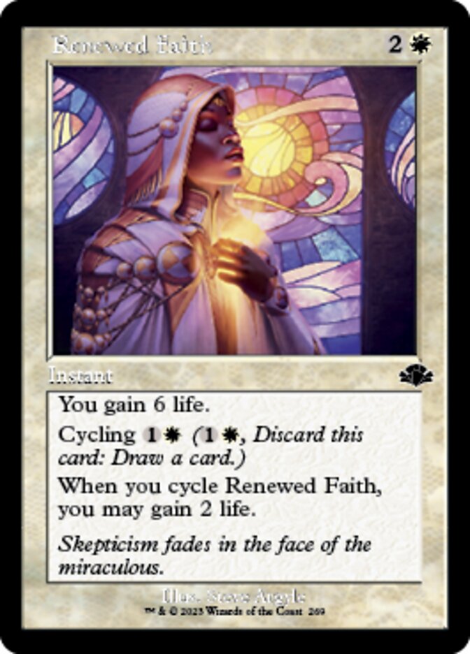 Renewed Faith (Retro) [Dominaria Remastered] | Rock City Comics