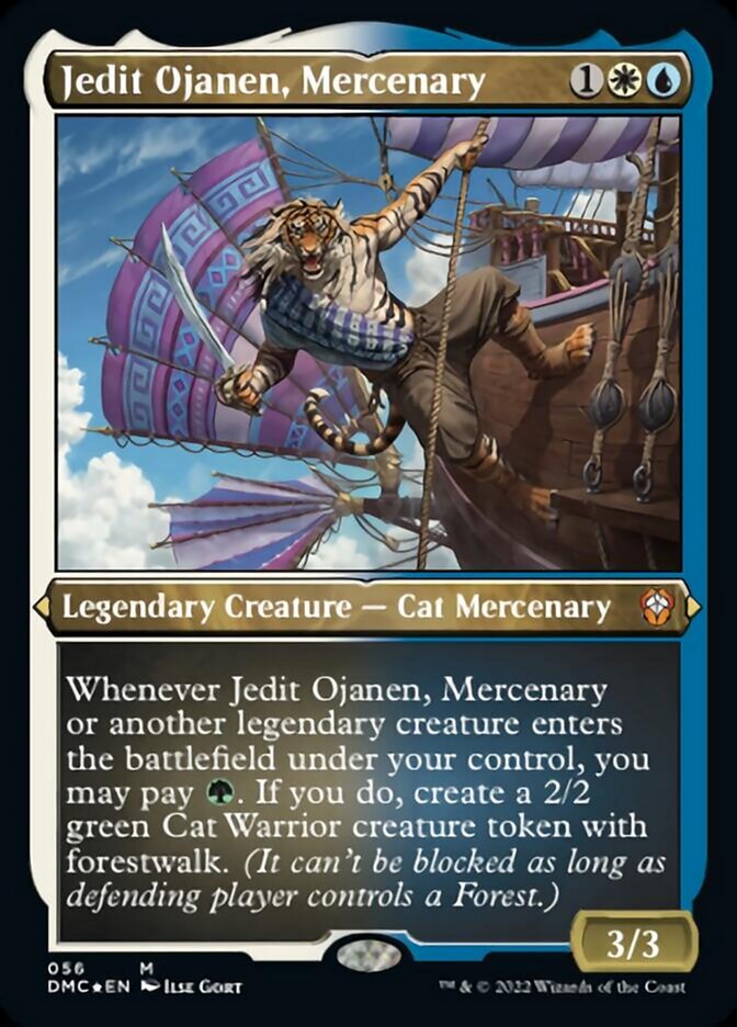 Jedit Ojanen, Mercenary (Foil Etched) [Dominaria United Commander] | Rock City Comics