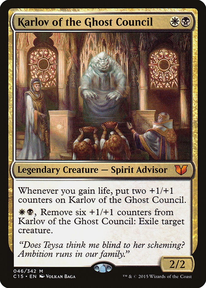 Karlov of the Ghost Council [Commander 2015] | Rock City Comics