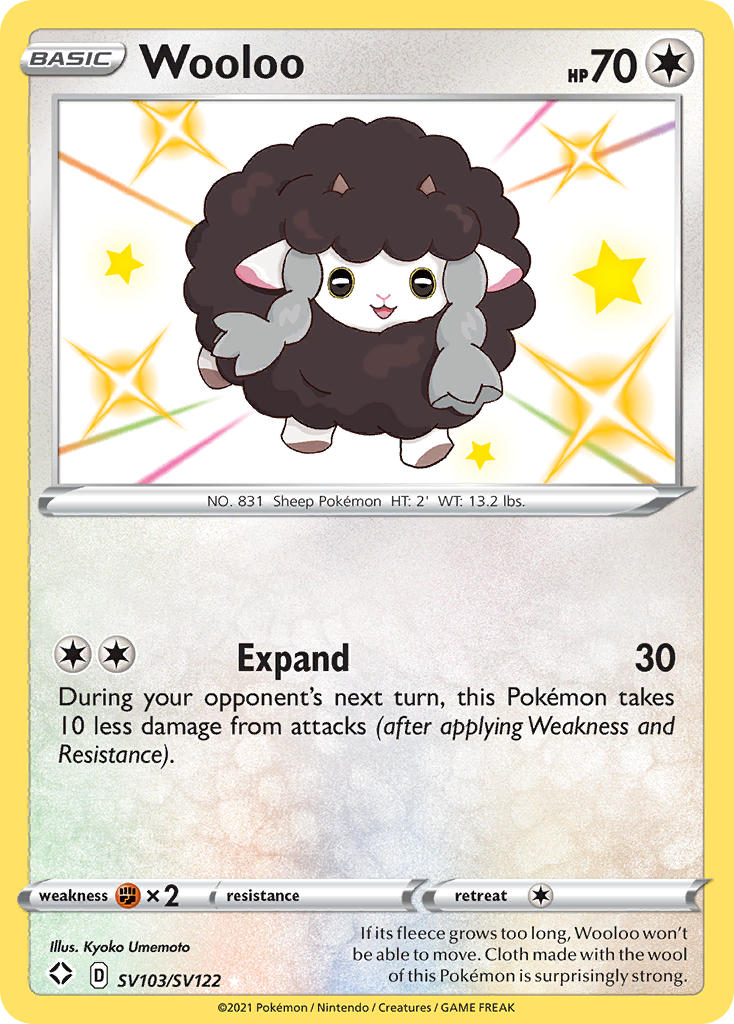 Wooloo (SV103/SV122) [Sword & Shield: Shining Fates] | Rock City Comics