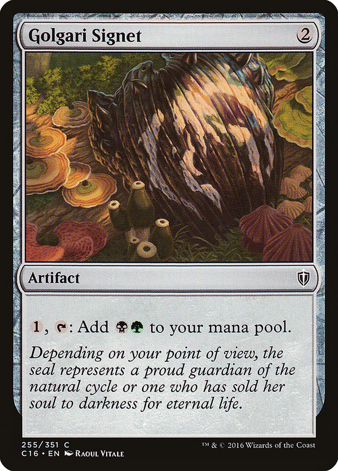 Golgari Signet [Commander 2016] | Rock City Comics