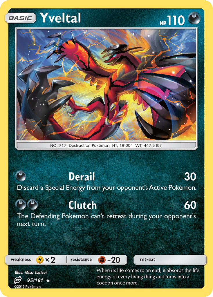 Yveltal (95/181) [Sun & Moon: Team Up] | Rock City Comics