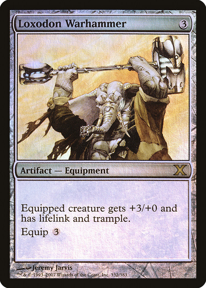 Loxodon Warhammer (Premium Foil) [Tenth Edition] | Rock City Comics
