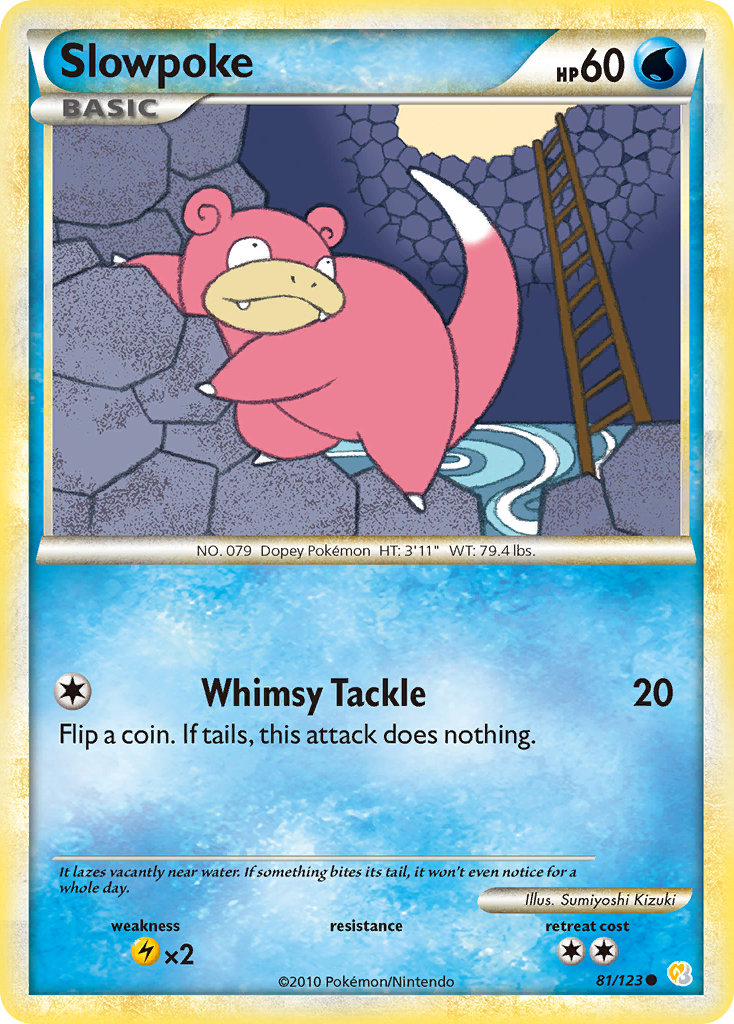 Slowpoke (81/123) [HeartGold & SoulSilver: Base Set] | Rock City Comics