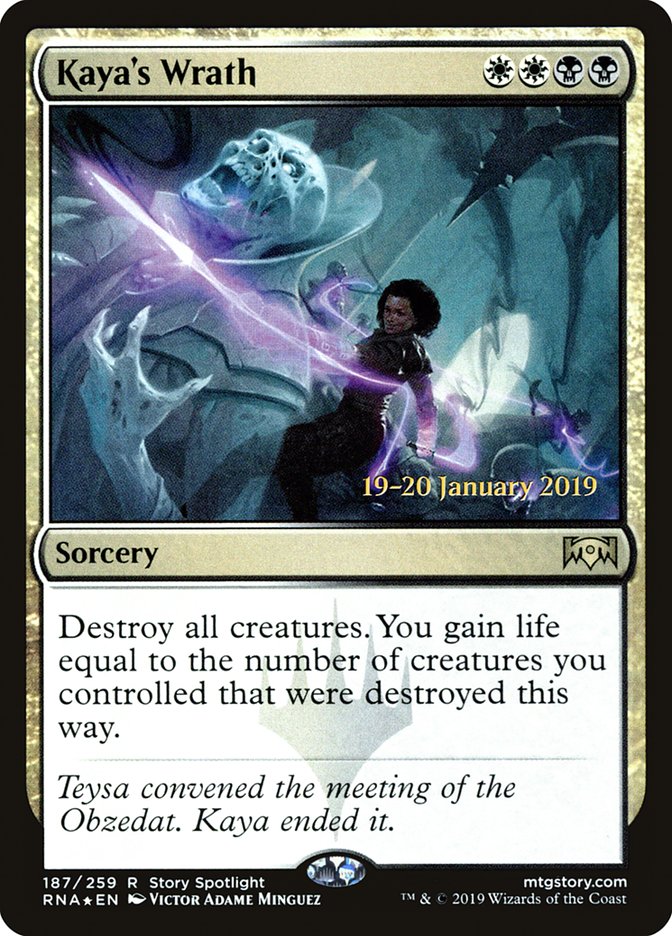 Kaya's Wrath [Ravnica Allegiance Prerelease Promos] | Rock City Comics