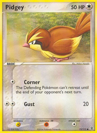 Pidgey (73/112) [EX: FireRed & LeafGreen] | Rock City Comics