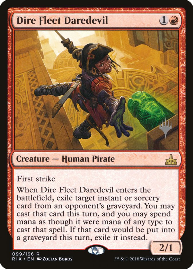 Dire Fleet Daredevil (Promo Pack) [Rivals of Ixalan Promos] | Rock City Comics