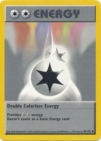 Double Colorless Energy (96/102) [Base Set Shadowless Unlimited] | Rock City Comics