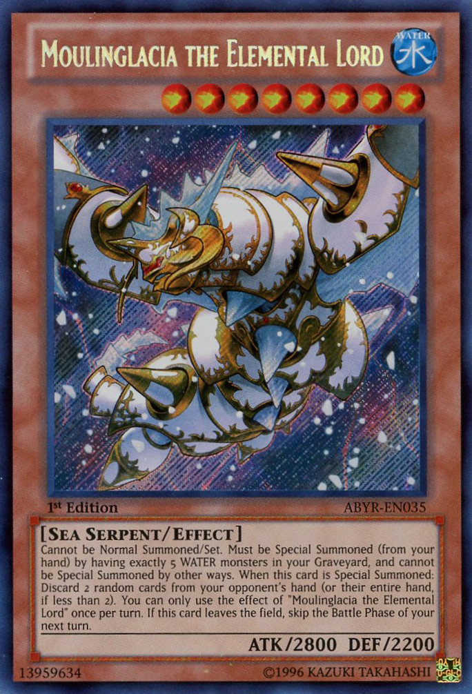 Moulinglacia the Elemental Lord [ABYR-EN035] Secret Rare | Rock City Comics