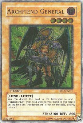 Archfiend General [FOTB-EN019] Ultimate Rare | Rock City Comics