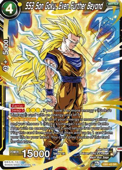 SS3 Son Goku, Even Further Beyond (EB1-043) [Battle Evolution Booster] | Rock City Comics