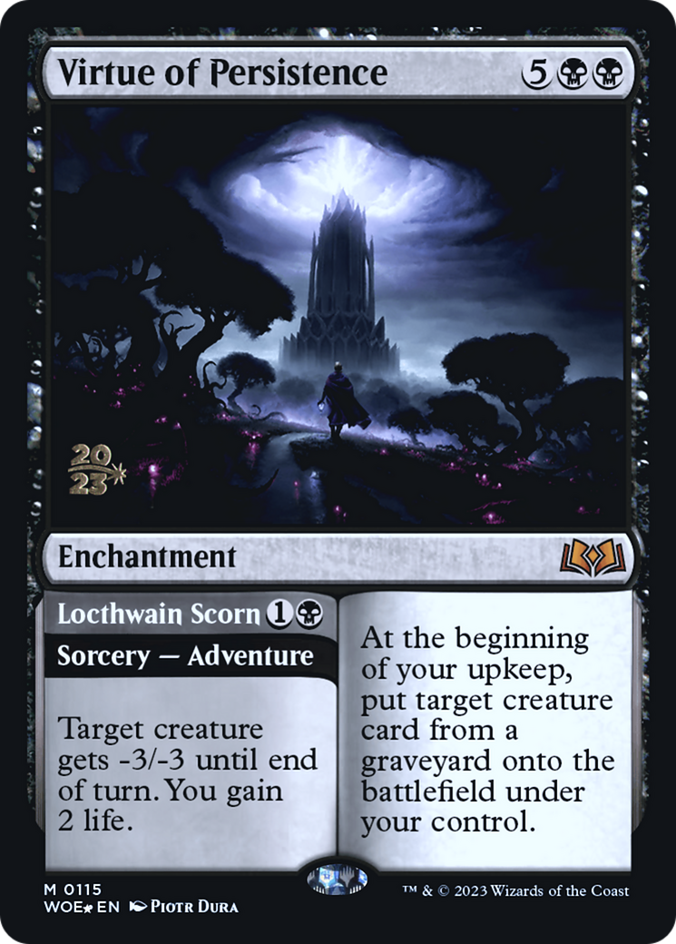 Virtue of Persistence // Locthwain Scorn [Wilds of Eldraine Prerelease Promos] | Rock City Comics