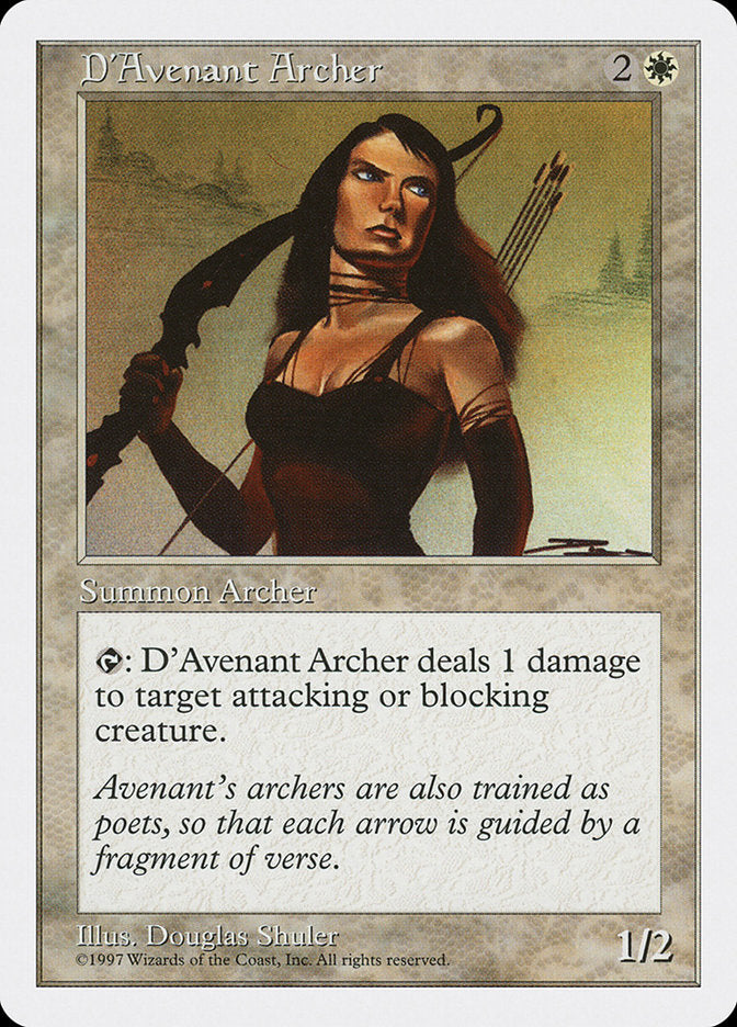 D'Avenant Archer [Fifth Edition] | Rock City Comics