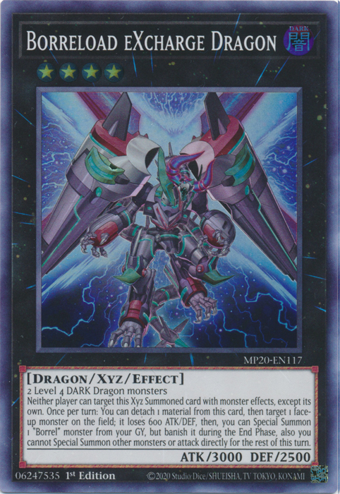 Borreload eXcharge Dragon [MP20-EN117] Super Rare | Rock City Comics