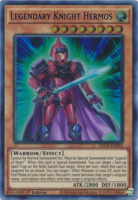 Legendary Knight Hermos (Blue) [DLCS-EN003] Ultra Rare | Rock City Comics