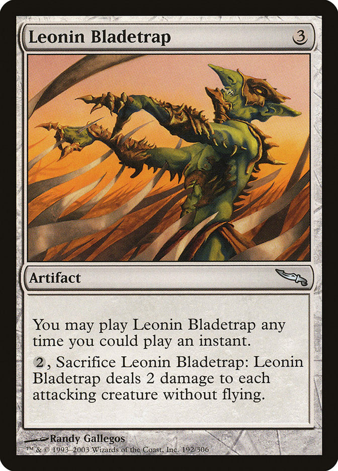 Leonin Bladetrap [Mirrodin] | Rock City Comics