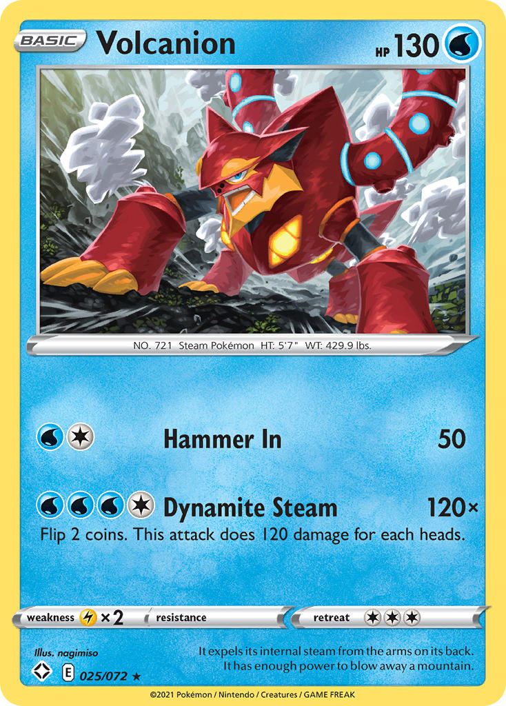 Volcanion (025/072) [Sword & Shield: Shining Fates] | Rock City Comics