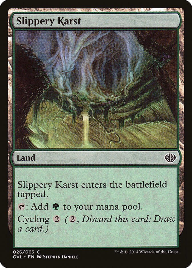 Slippery Karst (Garruk vs. Liliana) [Duel Decks Anthology] | Rock City Comics