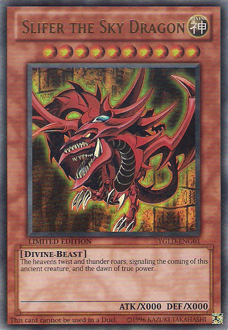 Slifer the Sky Dragon [YGLD-ENG01] Ultra Rare | Rock City Comics