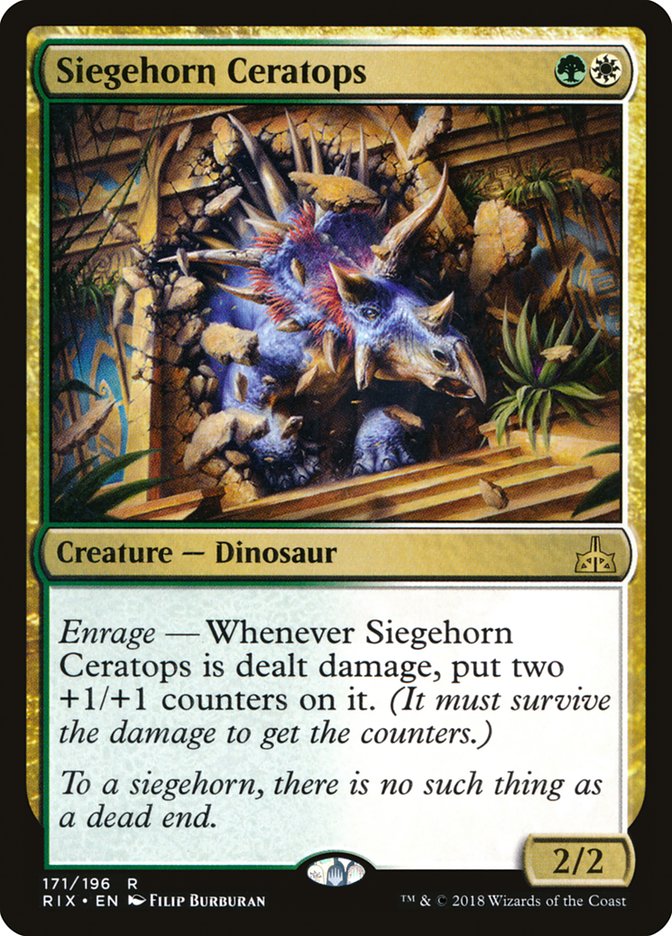 Siegehorn Ceratops [Rivals of Ixalan] | Rock City Comics