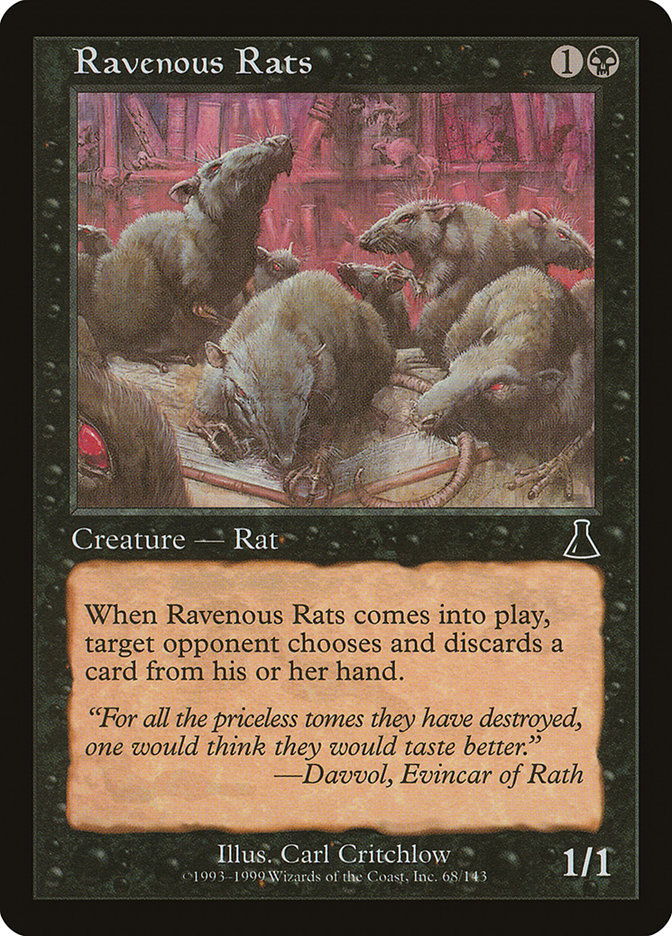 Ravenous Rats [Urza's Destiny] | Rock City Comics