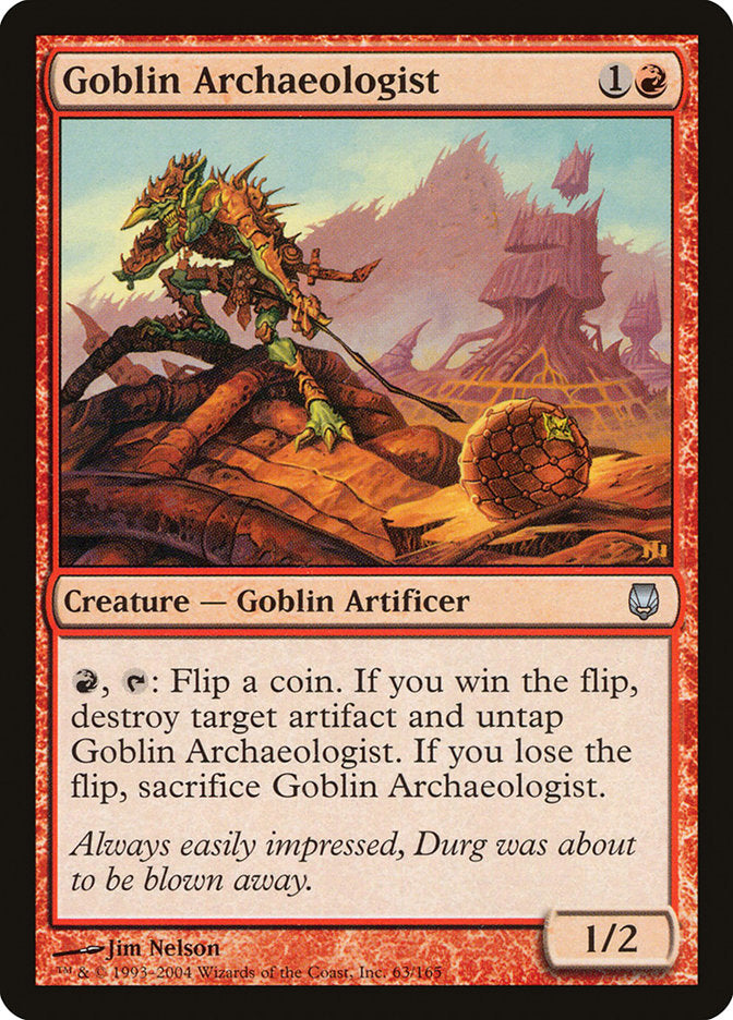 Goblin Archaeologist [Darksteel] | Rock City Comics