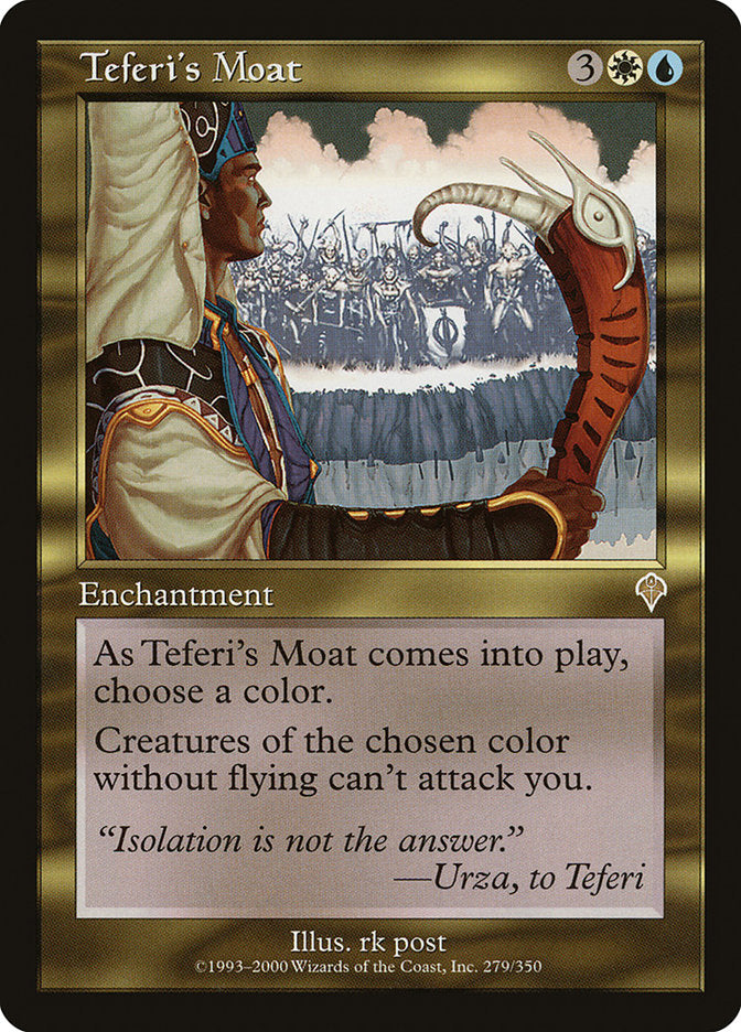 Teferi's Moat [Invasion] | Rock City Comics