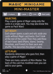 Mini-Master (Magic Minigame) [Commander Legends: Battle for Baldur's Gate Minigame] | Rock City Comics