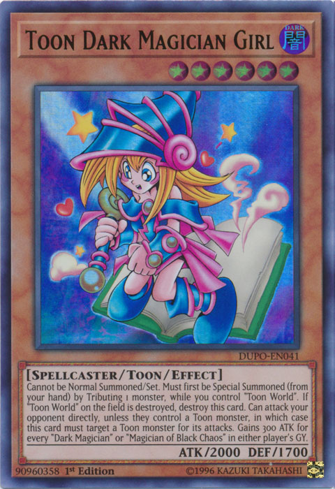 Toon Dark Magician Girl [DUPO-EN041] Ultra Rare | Rock City Comics