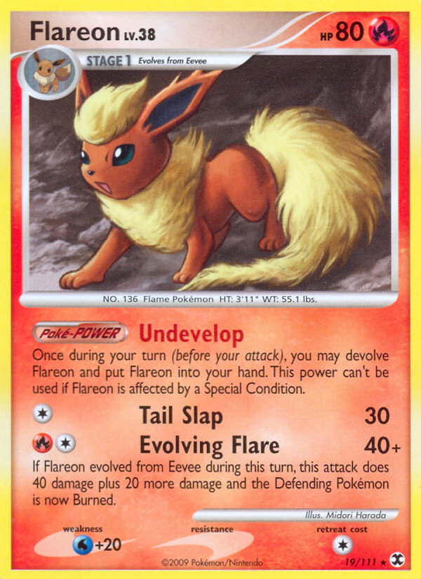 Flareon (19/111) [Platinum: Rising Rivals] | Rock City Comics