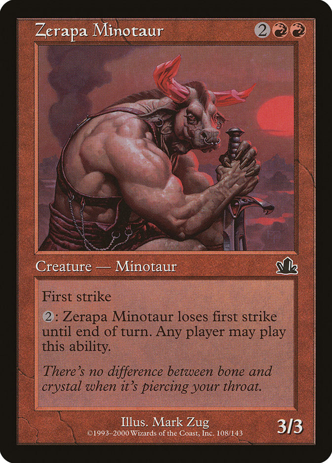 Zerapa Minotaur [Prophecy] | Rock City Comics