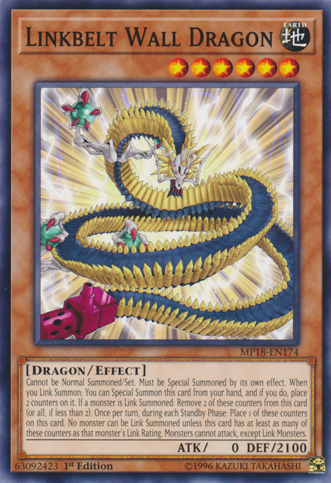 Linkbelt Wall Dragon [MP18-EN174] Common | Rock City Comics