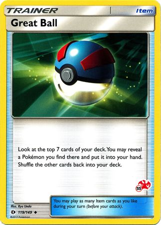 Great Ball (119/149) (Charizard Stamp #55) [Battle Academy 2020] | Rock City Comics