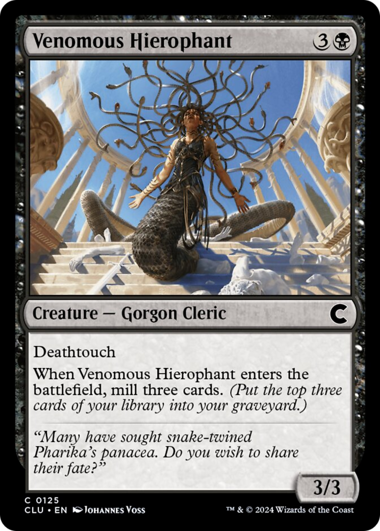 Venomous Hierophant [Ravnica: Clue Edition] | Rock City Comics