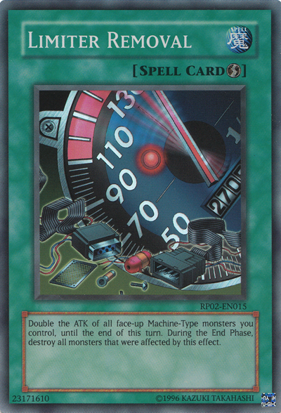 Limiter Removal [RP02-EN015] Super Rare | Rock City Comics