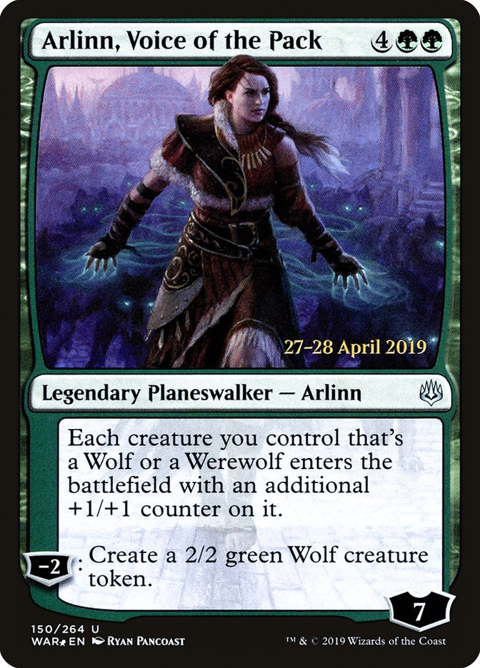 Arlinn, Voice of the Pack  [War of the Spark Prerelease Promos] | Rock City Comics