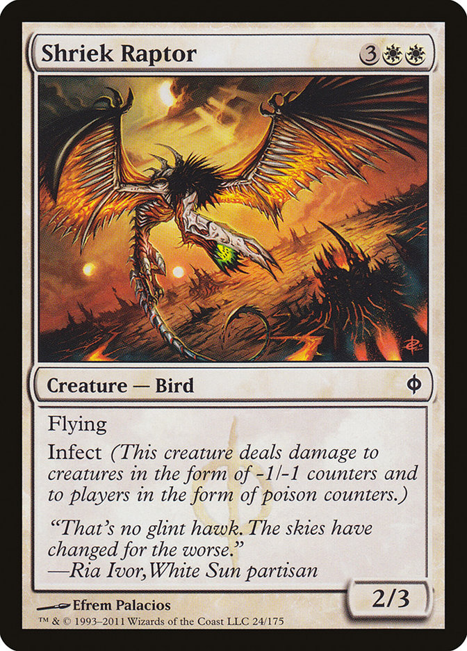 Shriek Raptor [New Phyrexia] | Rock City Comics