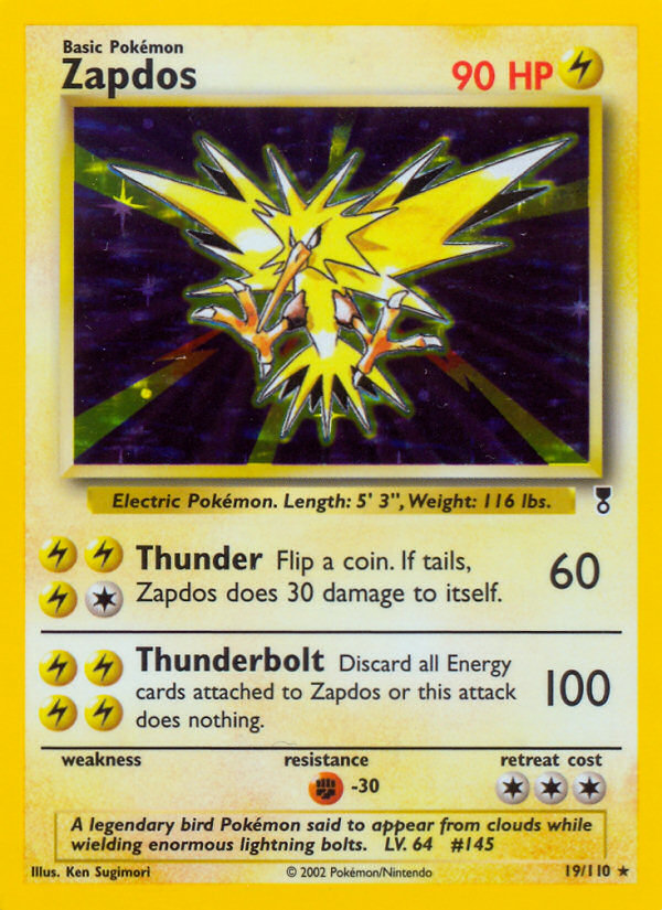 Zapdos (19/110) [Legendary Collection] | Rock City Comics