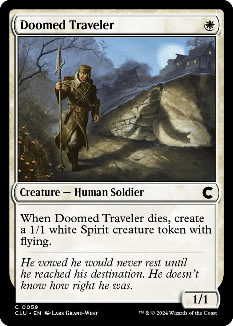 Doomed Traveler [Ravnica: Clue Edition] | Rock City Comics