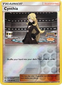 Cynthia (119/156) (Regional Championship Promo) [Sun & Moon: Ultra Prism] | Rock City Comics