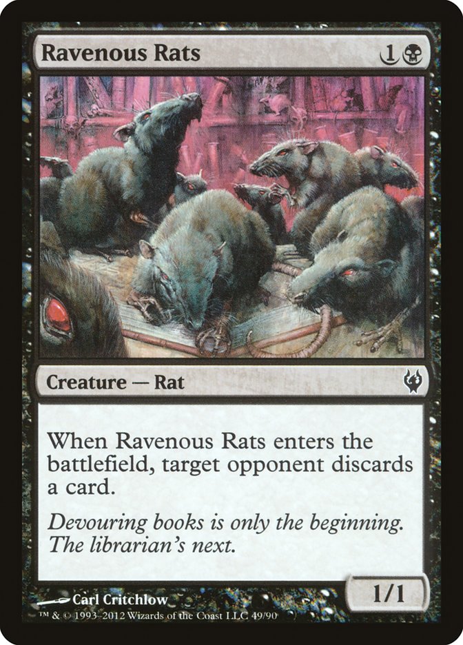 Ravenous Rats [Duel Decks: Izzet vs. Golgari] | Rock City Comics