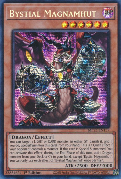 Bystial Magnamhut [MP23-EN157] Prismatic Secret Rare | Rock City Comics