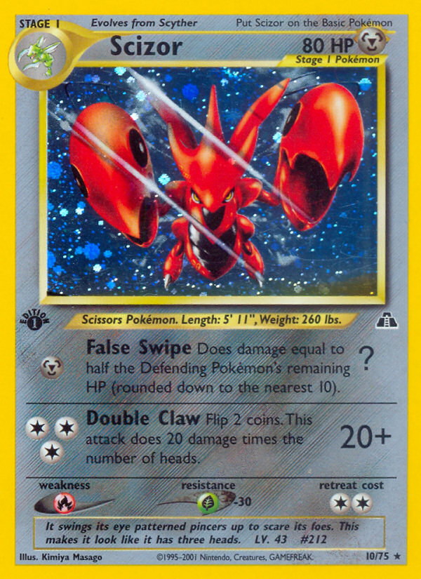 Scizor (10/75) [Neo Discovery 1st Edition] | Rock City Comics