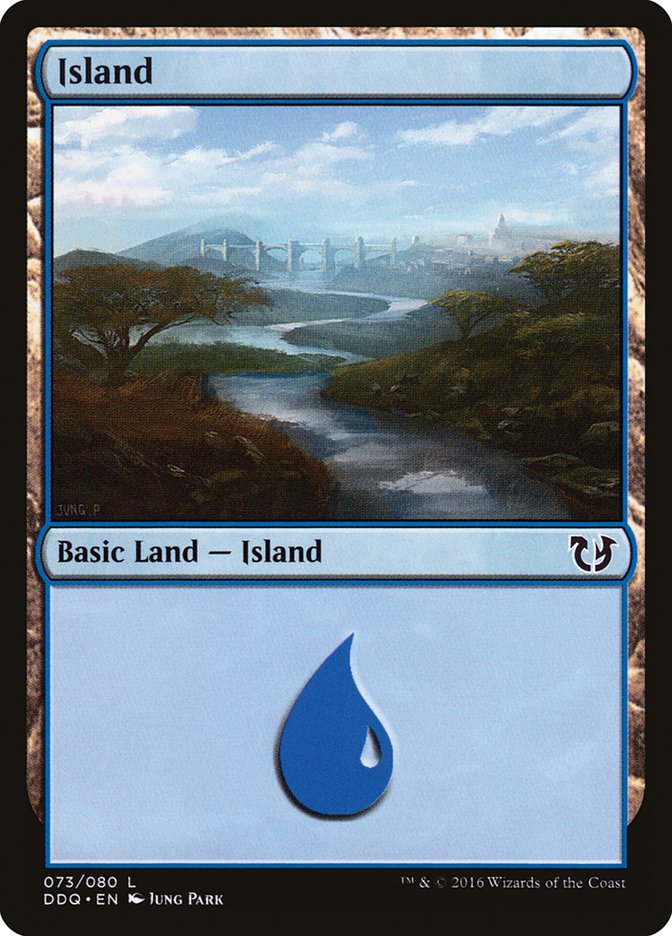 Island (73) [Duel Decks: Blessed vs. Cursed] | Rock City Comics