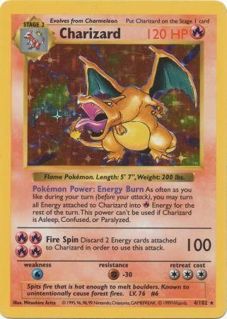 Charizard (4/102) [Base Set Shadowless Unlimited] | Rock City Comics