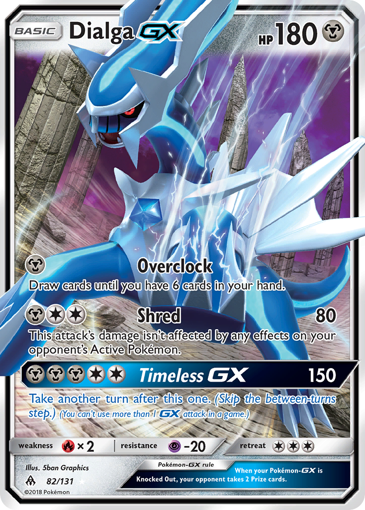 Dialga GX (82/131) [Sun & Moon: Forbidden Light] | Rock City Comics