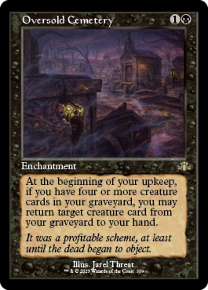 Oversold Cemetery (Retro) [Dominaria Remastered] | Rock City Comics