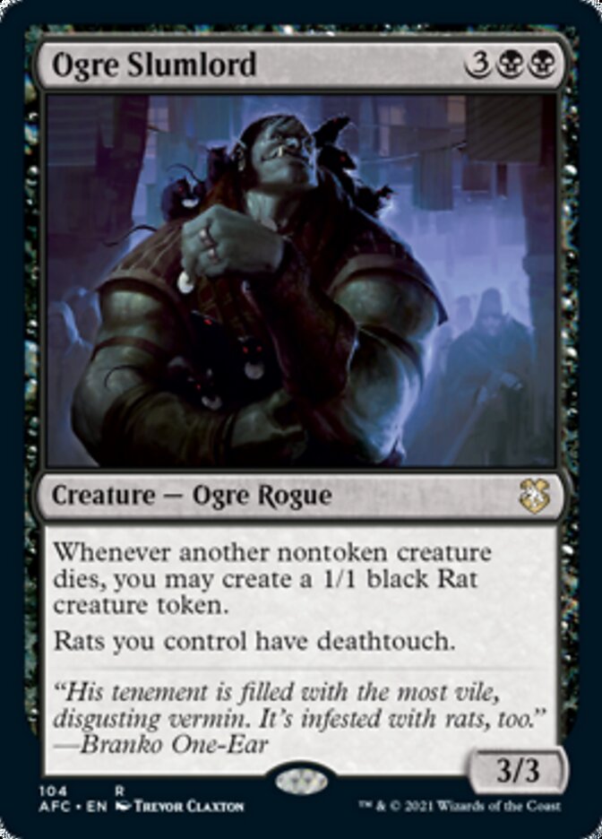Ogre Slumlord [Dungeons & Dragons: Adventures in the Forgotten Realms Commander] | Rock City Comics