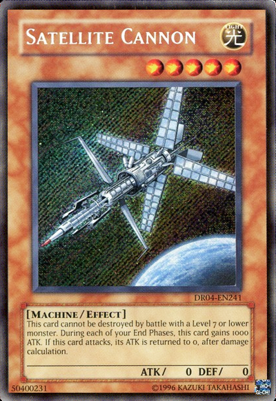 Satellite Cannon [DR04-EN241] Secret Rare | Rock City Comics