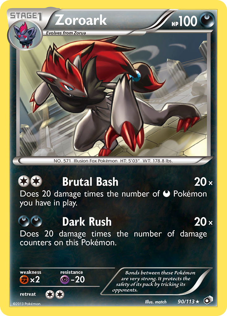 Zoroark (90/113) [Black & White: Legendary Treasures] | Rock City Comics